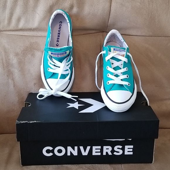 Turbo Green Converse Shoes - Picture 8 of 8